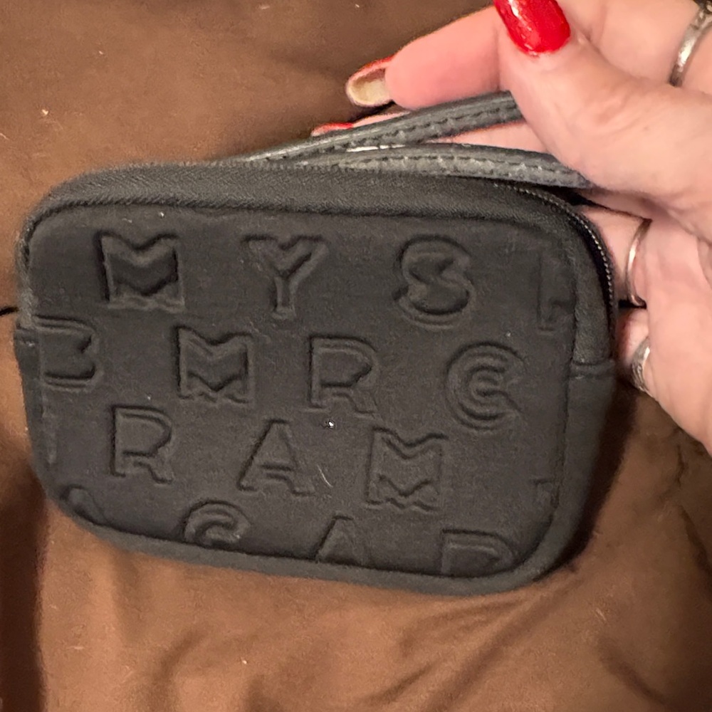 Marc by Marc Jacobs Black Embossed Men's Wallet - Picture 3 of 4